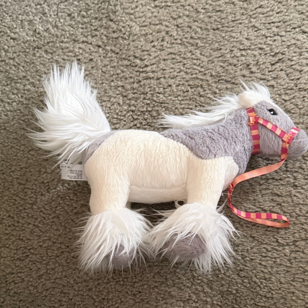 American Girl Plush Horse with Gray Mane